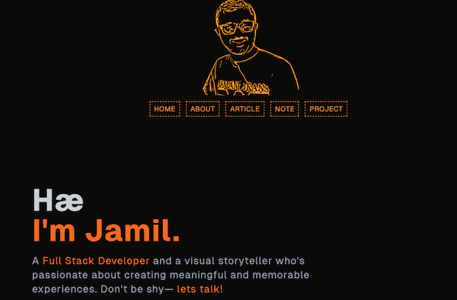 My personal website
